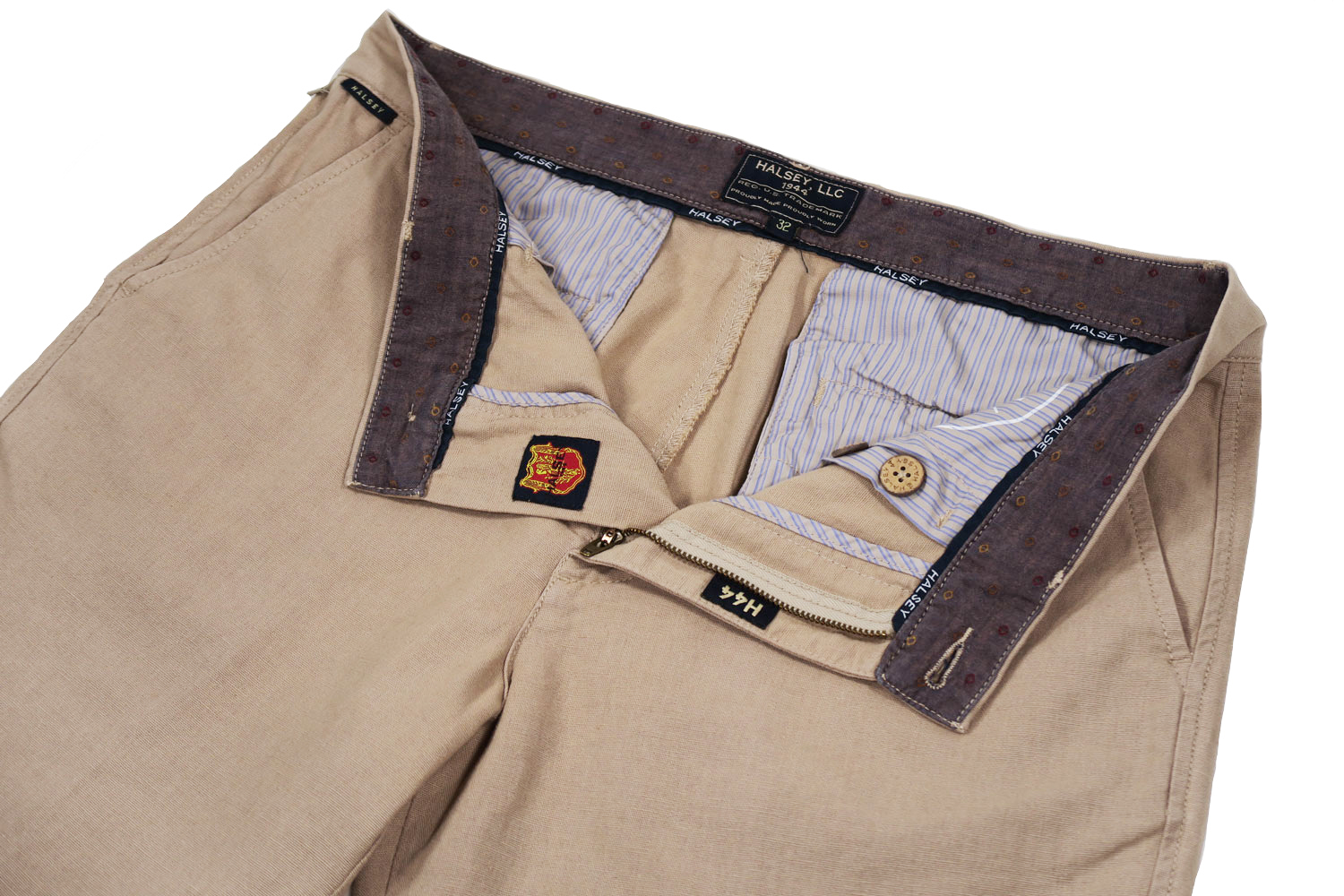 【INCHANT ME】Linen Selvige Half-length Shorts INCHANT ME】Linen Selvige Half-length Shorts (INCHANT ME