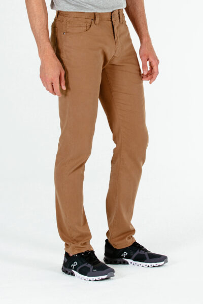 MT2067 Marrakesh 5 Pocket Pant color khaki on model image side view