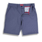 Stripe navy Breakwater Sport Short front flat view