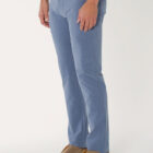 Waypoint Sport 5-Pocket Pant, color Empire Blue, on model, side view