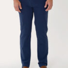 HL2094 Helmsman Tailored leg trouser, color navy, on model image front view