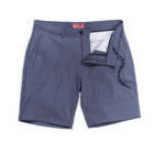 Castaway short flat front open image color blueberry