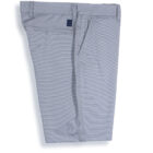 BM1056 Breakwater Sport Short 9" inseam flat front side view color stripe charcoal
