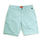 Breakwater Sport Short, front flat closed view, color Stripe Emerald