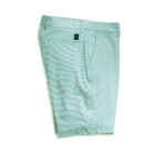 Breakwater Sport Short, front flat side view, color Stripe Emerald