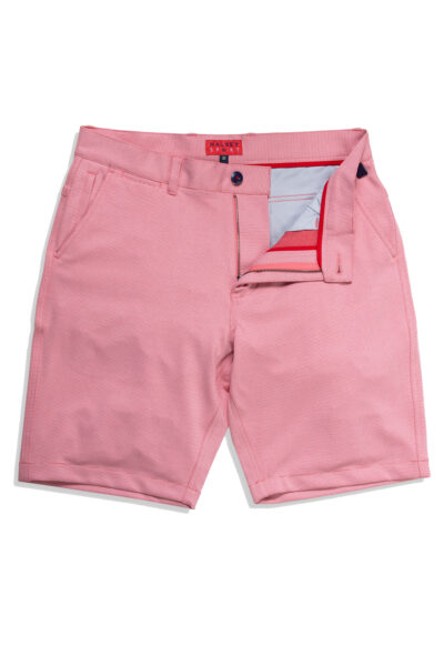 Breakwater Sport Short front flat open view color Stripe Red Tide