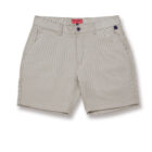 Breakwater Sport Short 7 inch inseam front image color, stripe moss grey