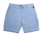 BM1077 Heather Dusty Blue Flat front closed view