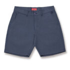 BM1075 Breakwater Sport Short 8" inseam Flat front image color, heather admiral navy