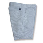 BM1075 Breakwater Sport Short 8" inseam Flat side image color, stripe lagoon