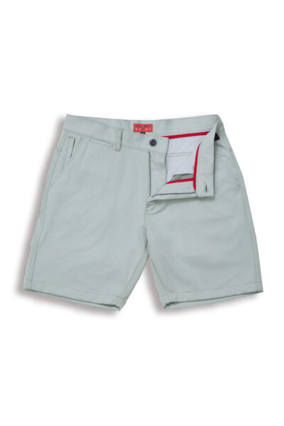 BM1075 Breakwater Sport Short 8" inseam Flat front open image color, stripe agave