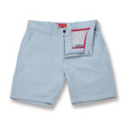 BM1075 Breakwater Sport Short 8" inseam Flat front open image color, Stripe Seaport