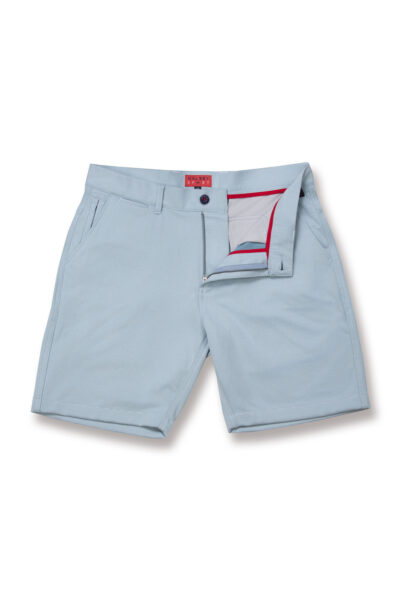 BM1075 Breakwater Sport Short 8" inseam Flat front open image color, Stripe Seaport